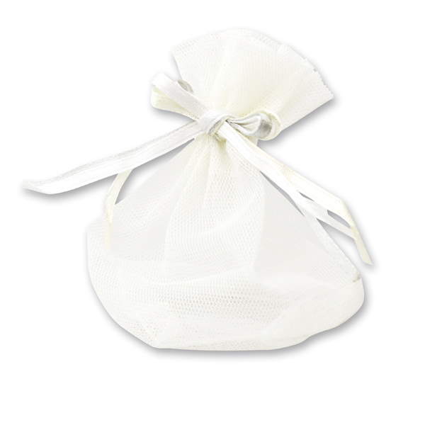 Organza bag (PES) 7x9cm cream 