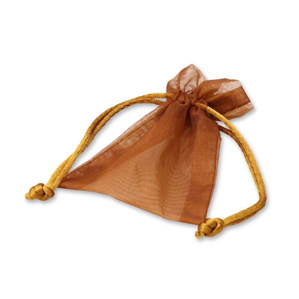 Organza bag, small 10x7cm copper 