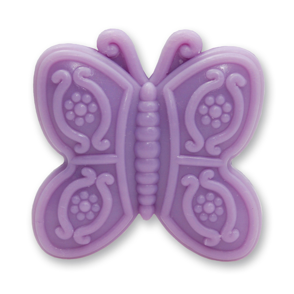 Sheep milk soap butterfly 60g, Lavender lime 