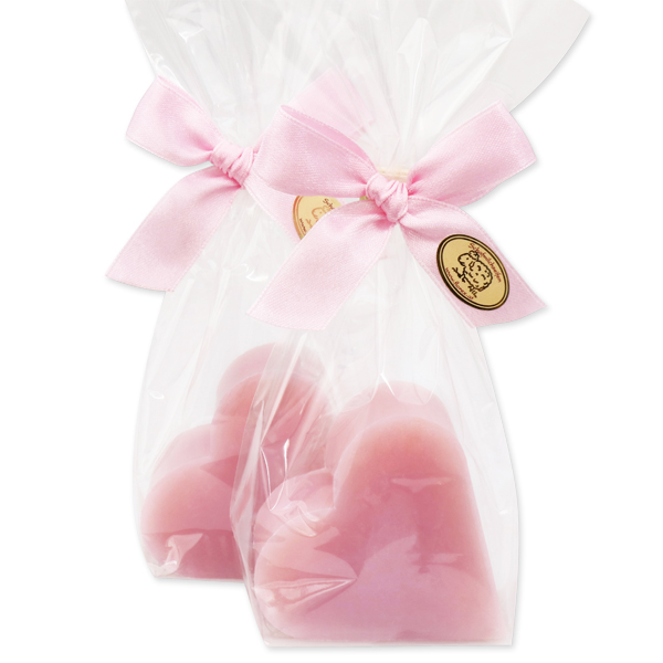 Sheep milk soap heart 65g, in a cellophane, Magnolia 