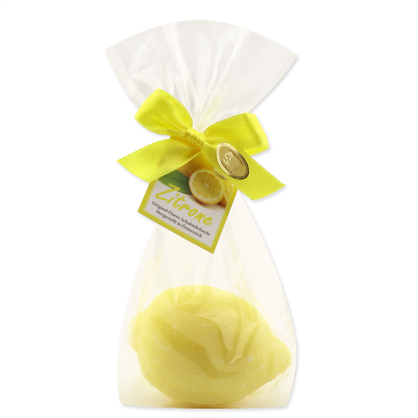 Sheep milk soap lemon 140g in a cellophane with a card, Lemon light 