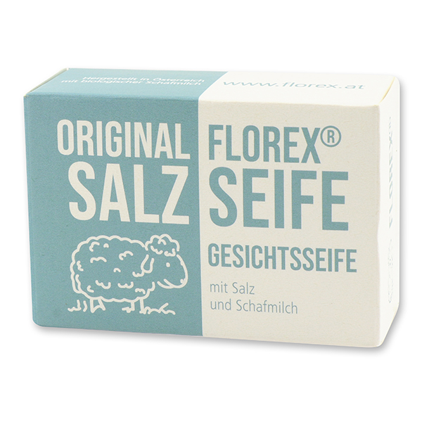 Salzseife eckig 100g in Schachtel 