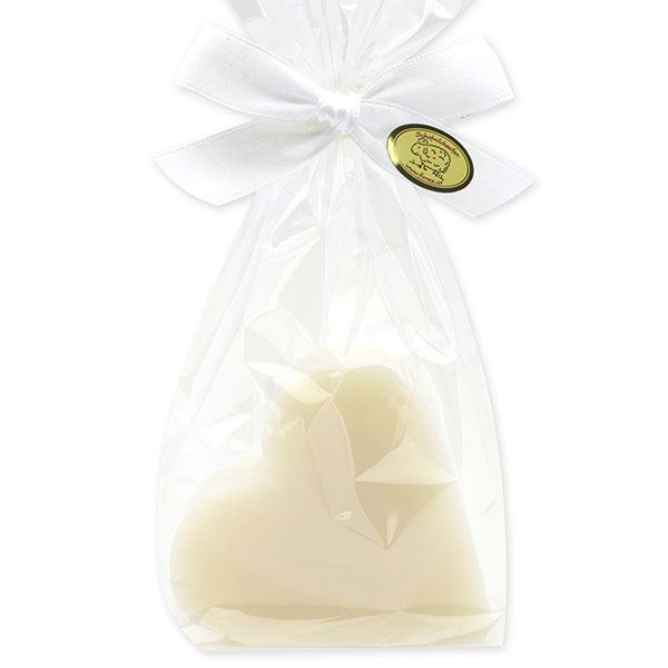 Sheep milk soap heart 85g in a cellophane, Edelweiss 