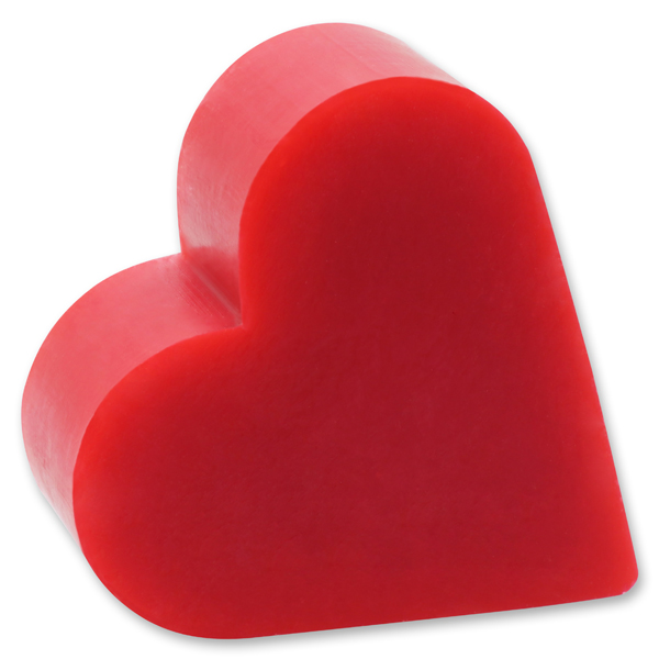 Sheep milk soap heart 85g, Hibiscus 