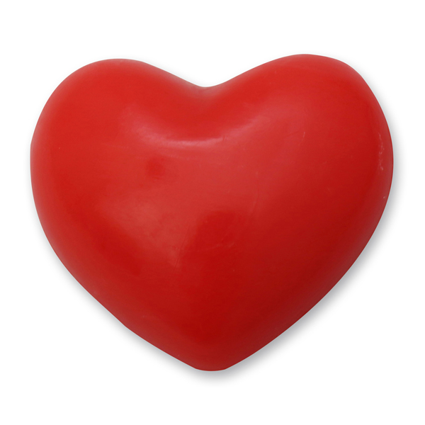 Sheep milk soap heart round 60g, Pomegranate 