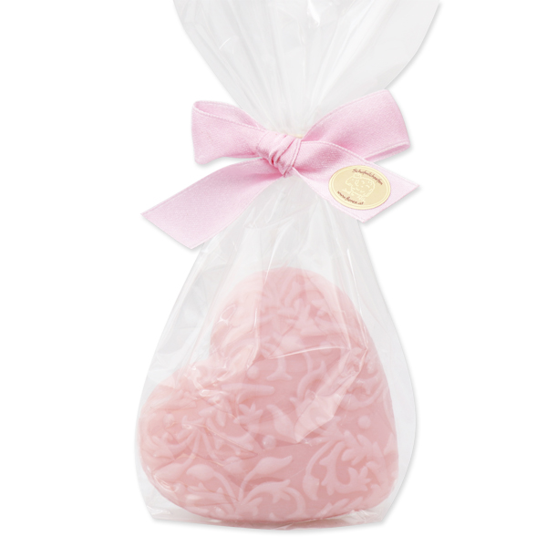 Sheep milk soap heart "Florex" 80g, in a cellophane, Magnolia 