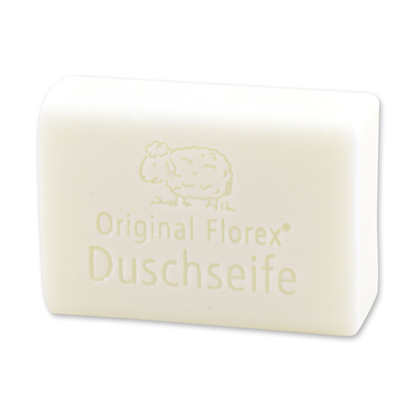 Duschseife mit Schafmilch eckig 100g, Schneerose 