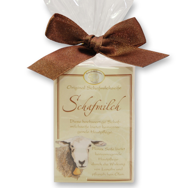 Sheep milk soap square 100g classic in cellophane, classic 