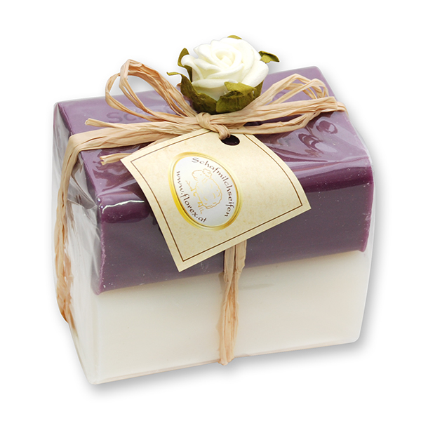 Sheep milk soap square 100g 2 pieces packed, Classic/Elderberry 