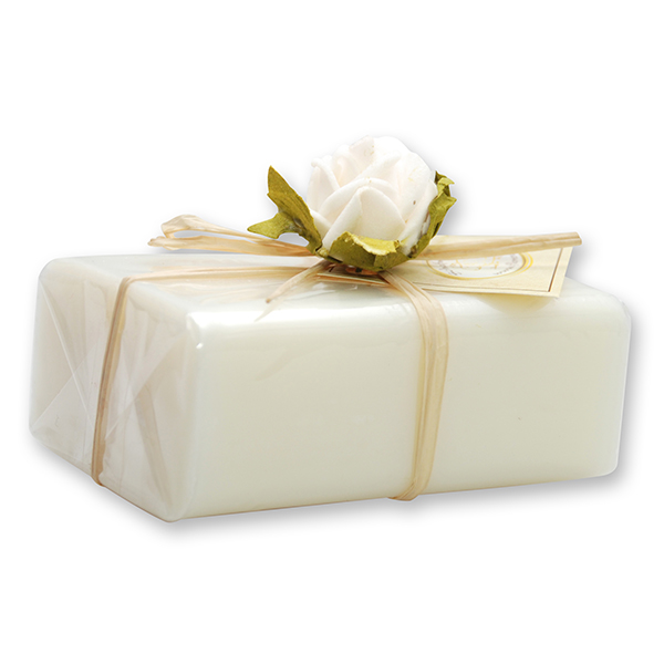 Sheep milk soap square 100g 1 piece packed, Linseed oil 