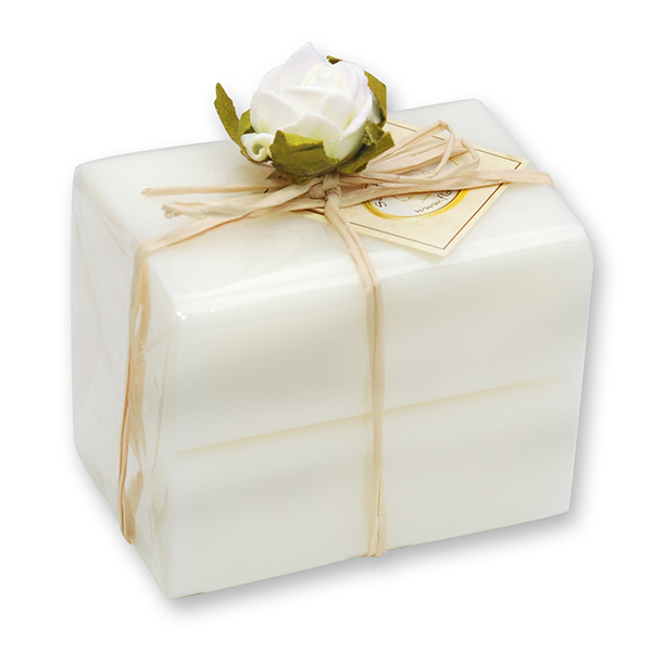 Sheep milk soap square 100g 2 pieces packed, Classic/Linseed oil 