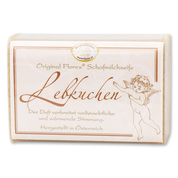 Schafmilchseife eckig 100g klassisch, Lebkuchen 