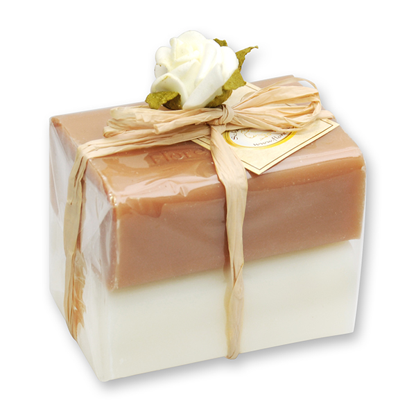 Sheep milk soap square 100g 2 pieces packed, Classic/Vanilla 