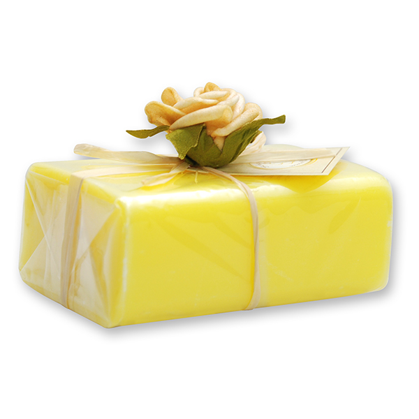 Schafmilchseife eckig 100g 1er verpackt, Zitrone 