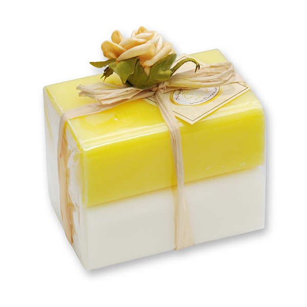 Schafmilchseife eckig 100g 2er verpackt, Classic/Zitrone 