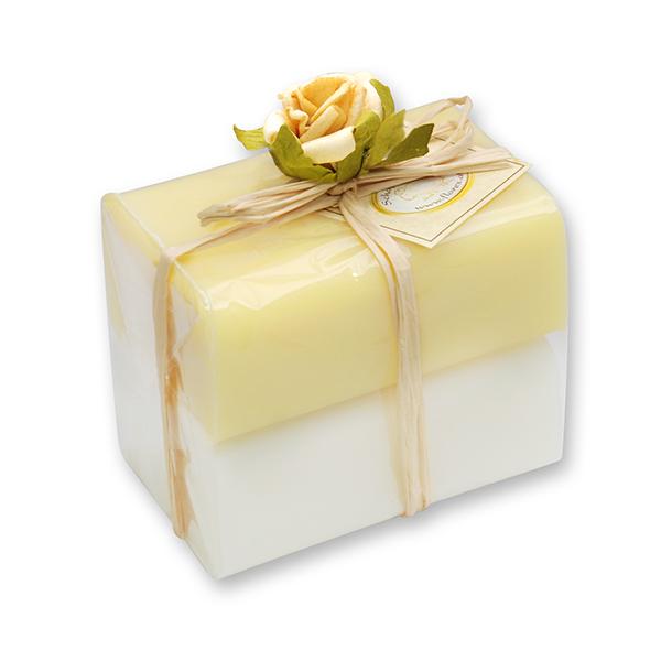 Schafmilchseife eckig 100g 2er verpackt, Classic/Himmelschlüssel 