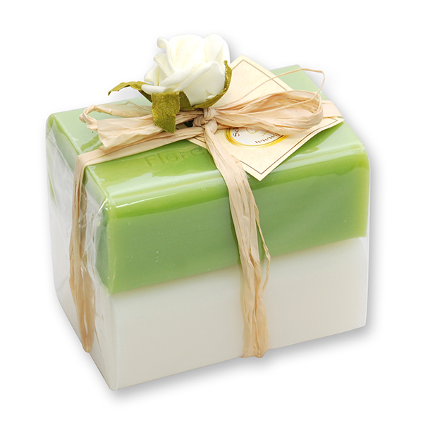 Schafmilchseife eckig 100g 2er verpackt, Classic/Apfel 