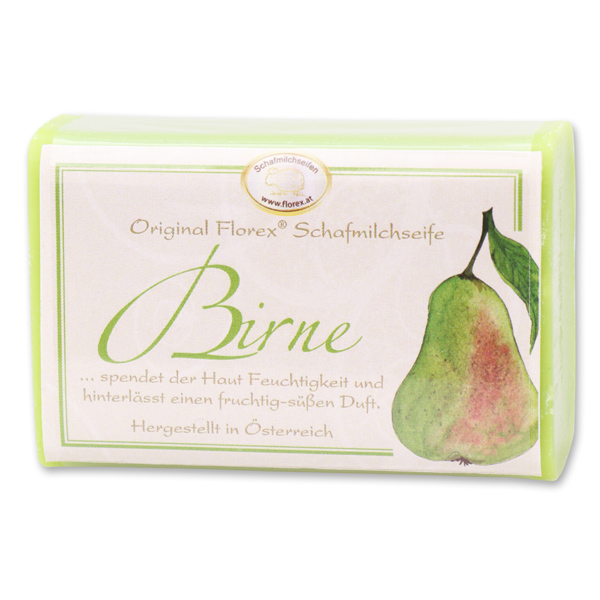 Sheep milk soap square 100g classic, Pear 