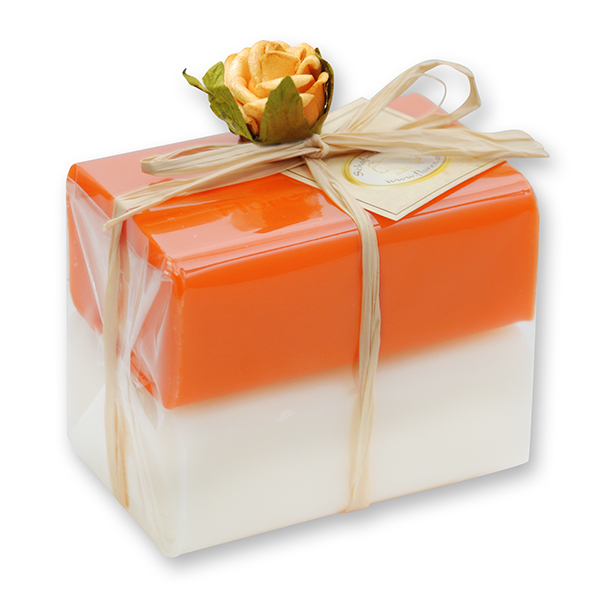 Schafmilchseife eckig 100g 2er verpackt, Classic/Pfirsich 