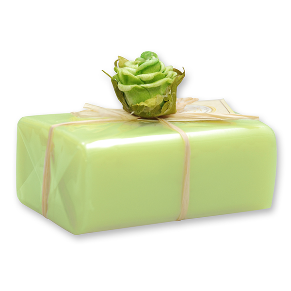 Sheep milk soap square 100g 1 piece packed, Lime blossom 