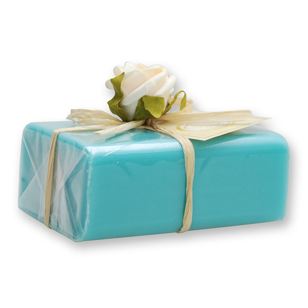 Schafmilchseife eckig 100g 1er verpackt, Kornblume 