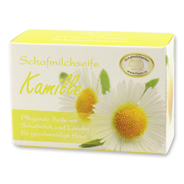 Sheep milk soap square 100g paper box, Lemon 