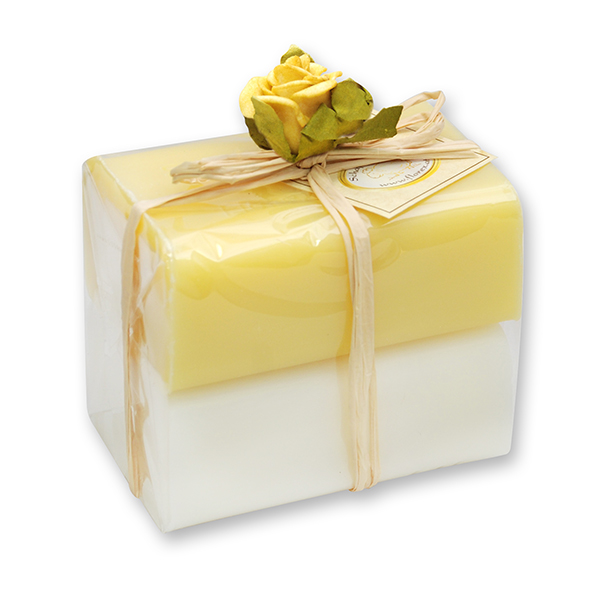 Sheep milk soap square 100g 2 pieces packed, Classic/Chamomile 