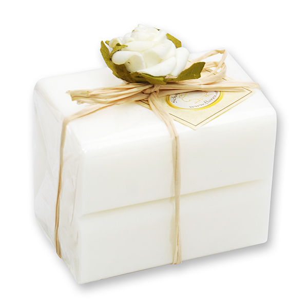 Sheep milk soap square 100g 2 pieces packed, Classic/Snow drop 