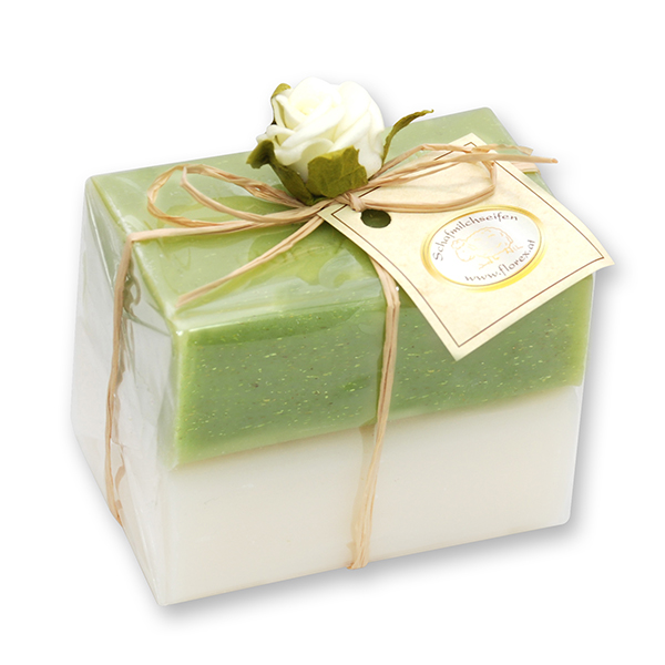 Sheep milk soap square 100g 2 pieces packed, Classic/Garden soap 