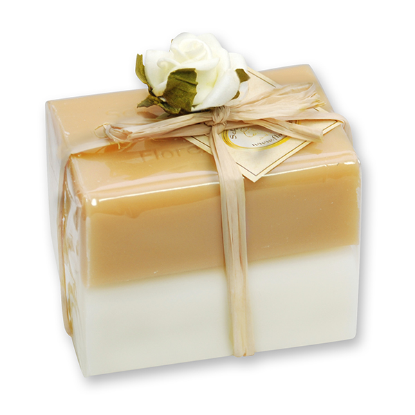 Sheep milk soap square 100g without palm oil 2 pieces packed, Classic/Shea butter 