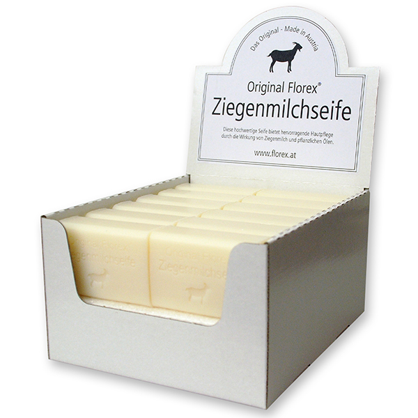 Milchseife eckig 100g, Ziegenmilch 