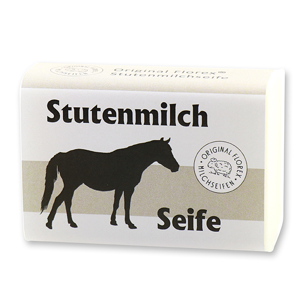 Milk soap square 100g with label, Mare's Milk 