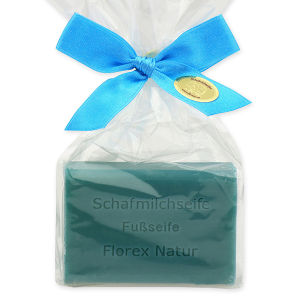 Sheep milk soap square 100g in a cellophane bag, foot soap 