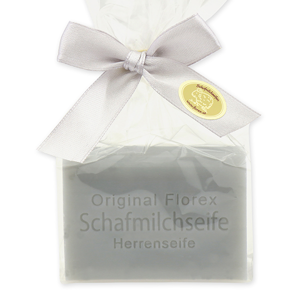 Sheep milk soap square 100g in a cellophane bag, Soap for men 