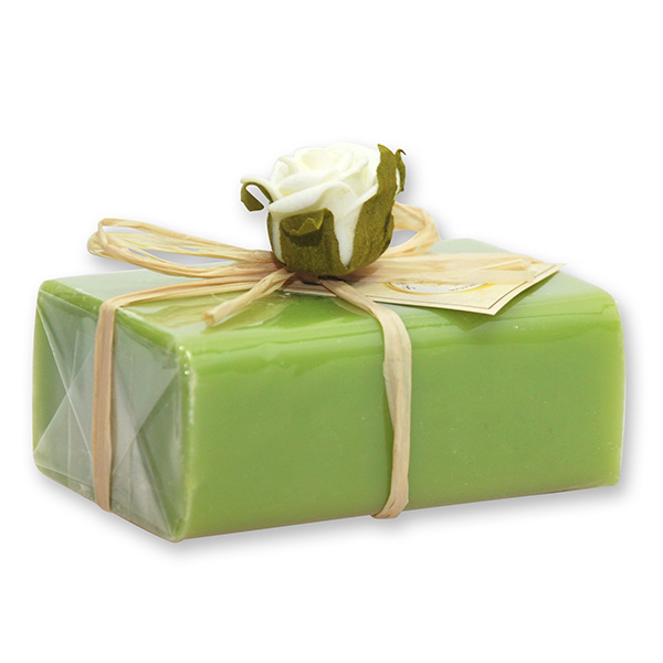 Sheep milk soap square 100g 1 piece packed, Ginko 