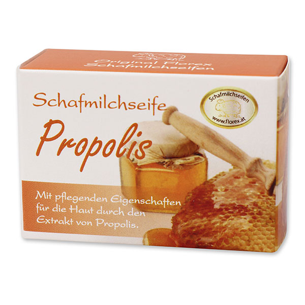 Sheep milk soap square 100g paper box, Propolis 