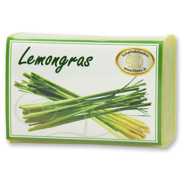 Sheep milk soap square 100g modern, Lemongrass 