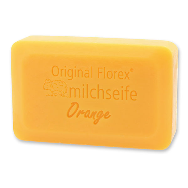 Schafmilchseife eckig 200g, Orange 