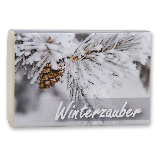 Schafmilchseife eckig 150g "Winterzauber", Classic 