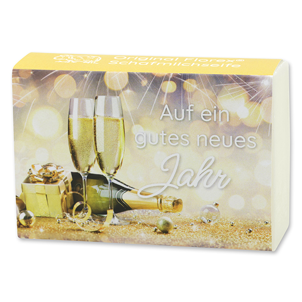 Sheep milk soap 150g "Auf ein gutes neues Jahr", Classic 