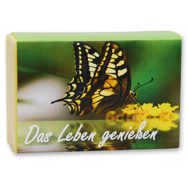 Sheep milk soap 150g "Das Leben genießen", Grapefruit 