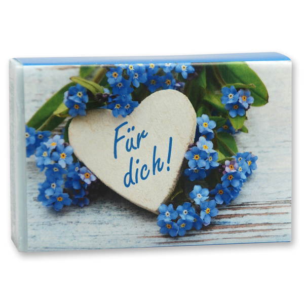 Sheep milk soap 150g "Für dich", Forget Me Not 