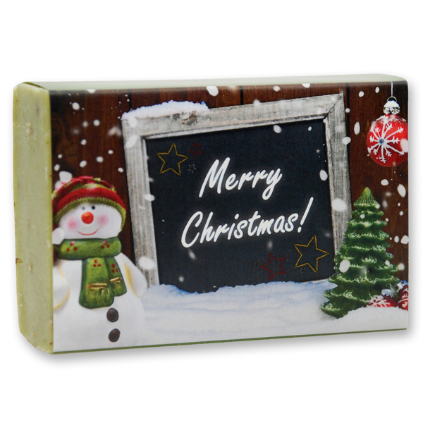 Sheep milk soap 150g "Merry Christmas", Verbena 