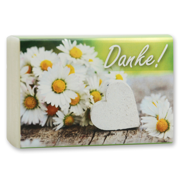 Schafmilchseife eckig 150g "Danke", Classic 