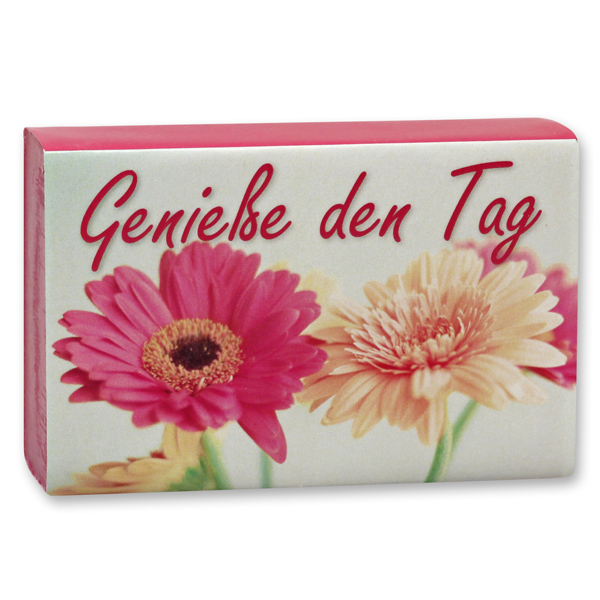 Sheep milk soap 150g "Genieße den Tag", Lotus 