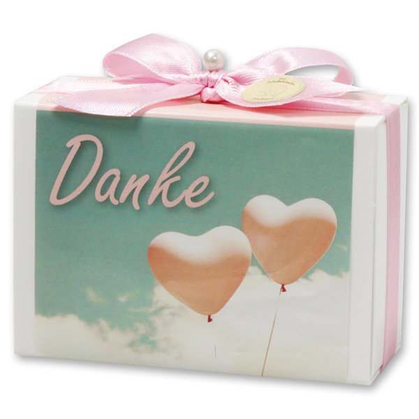 Sheep milk soap 150g in a box "Danke", Peony 