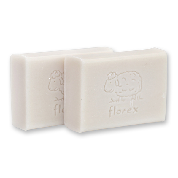 Sheep milk soap "Wiener Gästeseife" 25g, Christmas rose white 