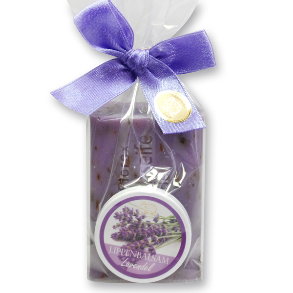 Care set 2 pieces in a cellophane bag, Lavender 