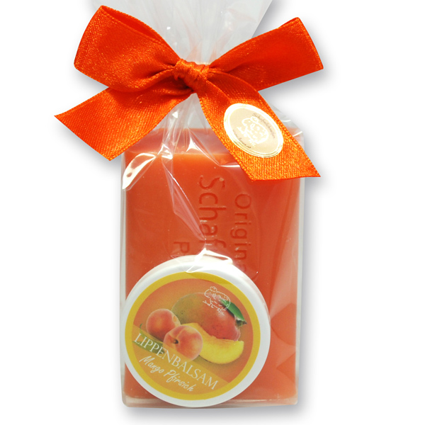 Care set 2 pieces in a cellophane bag, Peach 