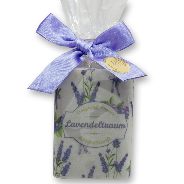 Sheep milk soap 100g in a cellophane bag "Lavendeltraum", Lavender 